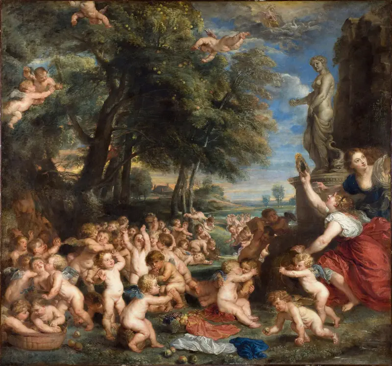 Venusdyrkan av Peter Paul Rubens