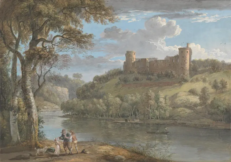 Bothwell Castle, from the South av Paul Sandby