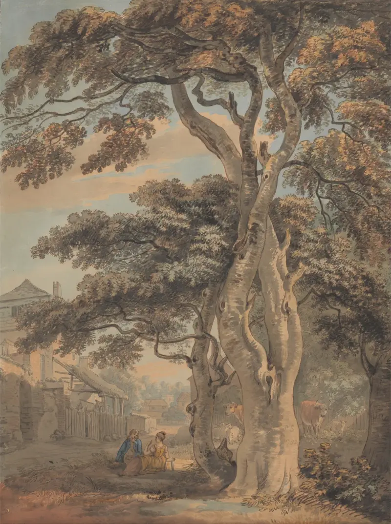 Pár na statku, Paul Sandby