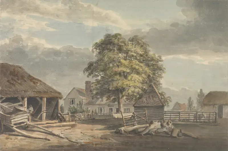 The Woodyard, Great Windsor Park av Paul Sandby