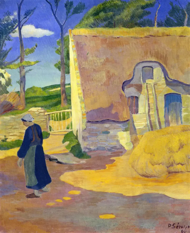 Bondgård i Le Pouldu av Paul Sérusier