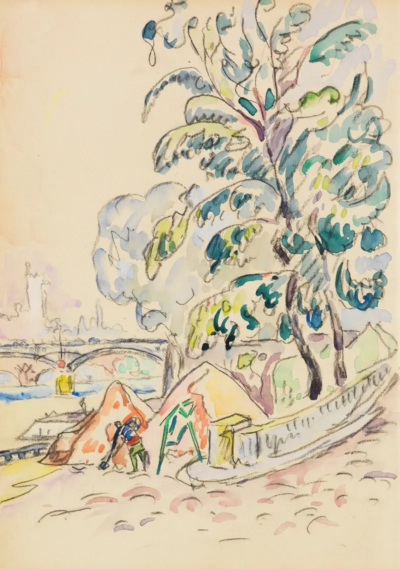 Na pařížské Seině, Paul Signac