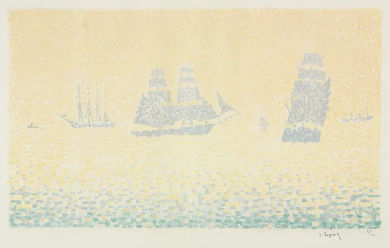 Boats av Paul Signac