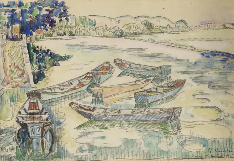 Bourg Saint-Andéol, 1926, Paul Signac
