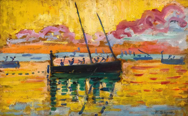 Concarneau (studie), 1891 av Paul Signac