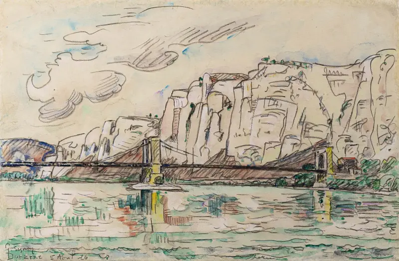 Donzère, Le pont av Paul Signac