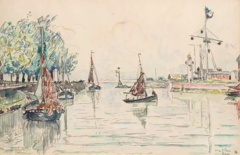 Honfleur von Paul Signac