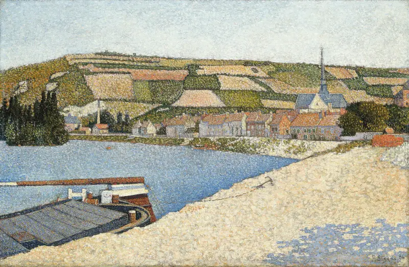 Les Andelys, Côte d’Aval von Paul Signac