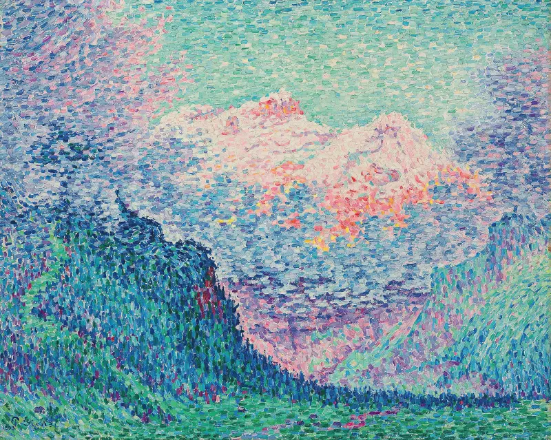 Les Diablerets (L'Oldenhorn a Bécabesson), Paul Signac
