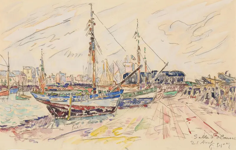Les Sables d’Olonne, 1929 – Nr. 1 von Paul Signac