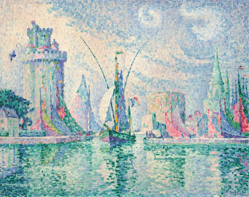 Die grünen Türme, La Rochelle, 1913 – Nr. 2 von Paul Signac