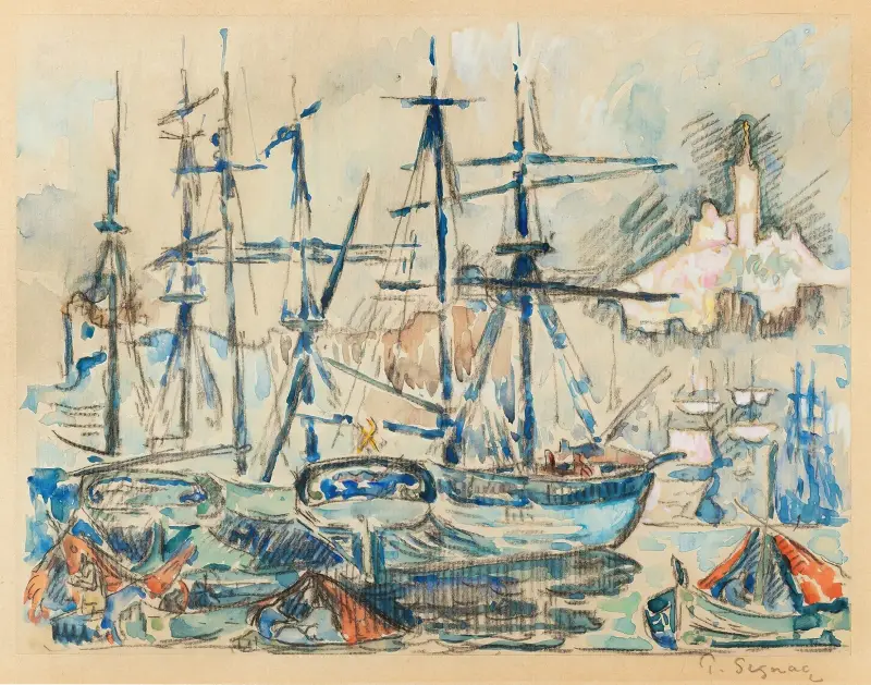 Marsylia, 1920, Paul Signac