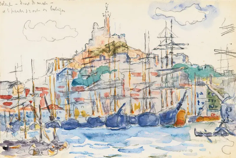 Marseille, 1898, Paul Signac