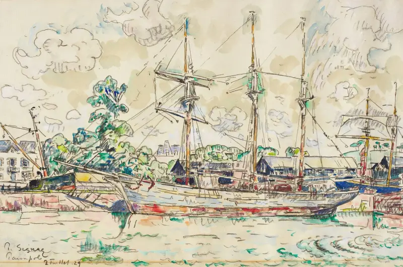 Paimpol, 1929 av Paul Signac