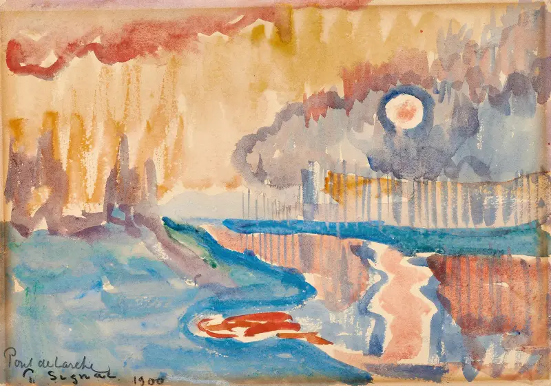 Pont de l’Arche av Paul Signac