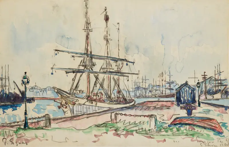 Saint-Servan. Le Pourquoi Pas von Paul Signac