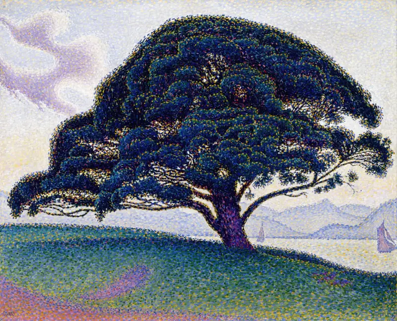 The Bonaventure Pine av Paul Signac