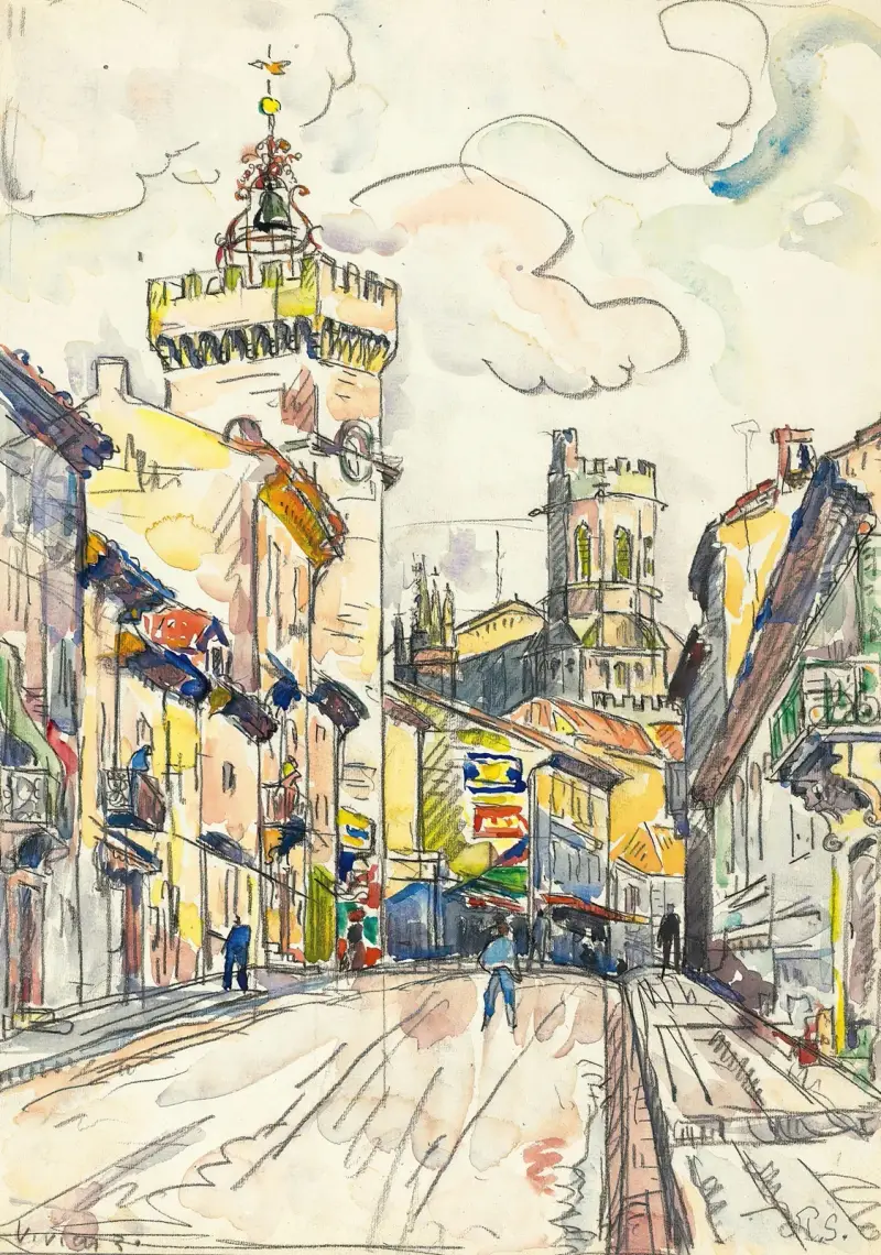 Viviers, 1933 – nr 1 av Paul Signac