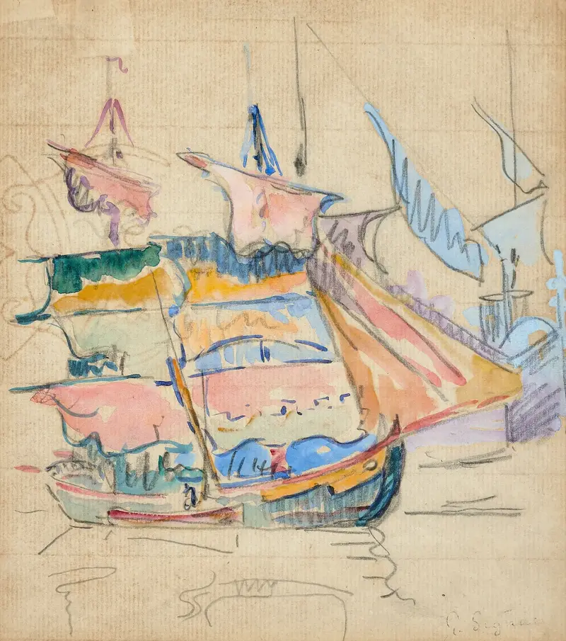 Voiliers av Paul Signac