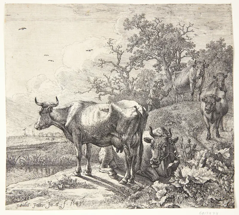 Kohyrden, 1649 av Paulus Potter