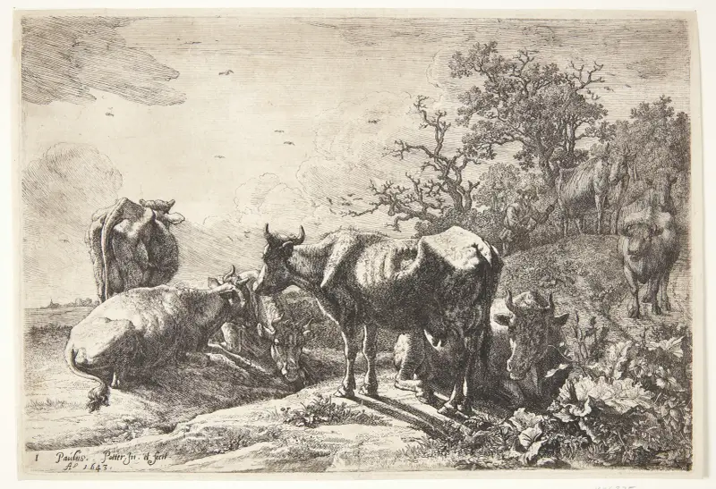 Kohyrden, 1643 av Paulus Potter