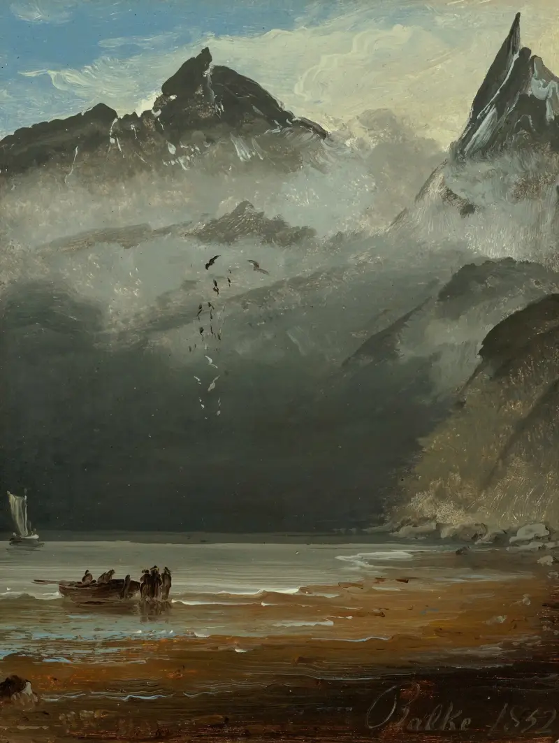 Pobřežní krajina, 1852, Peder Balke