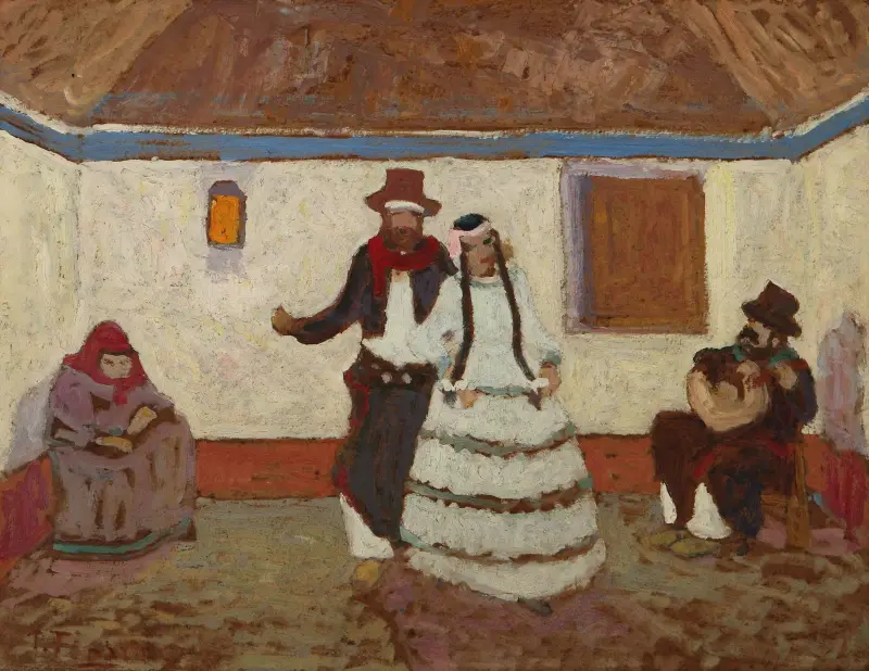Baile En El Rancho (from 1880 until 1938) av Pedro Figari