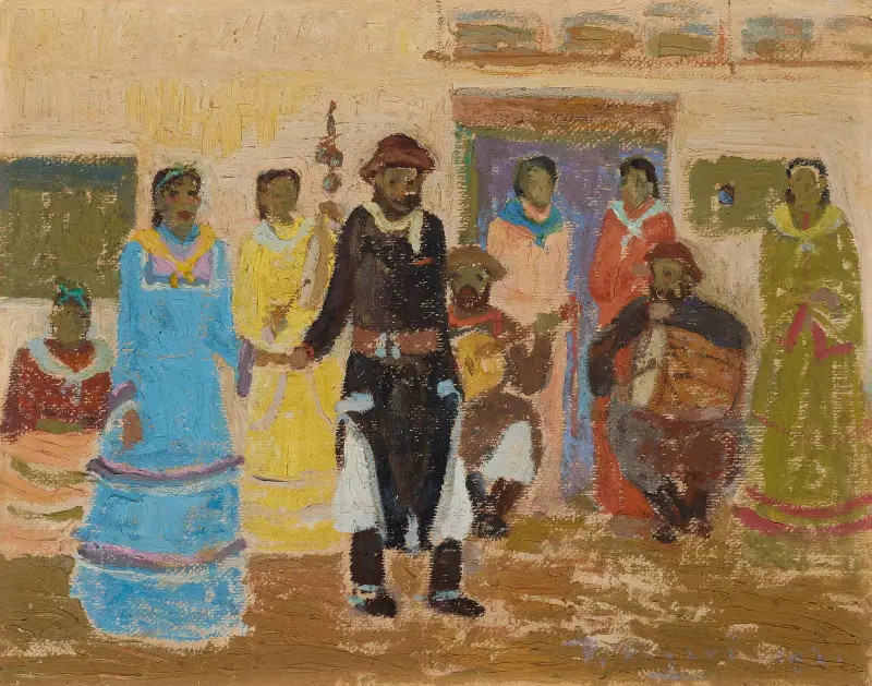 Sacando a bailar av Pedro Figari