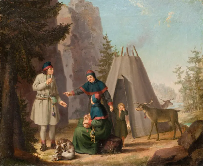 Samernas dräkter av Pehr Hilleström