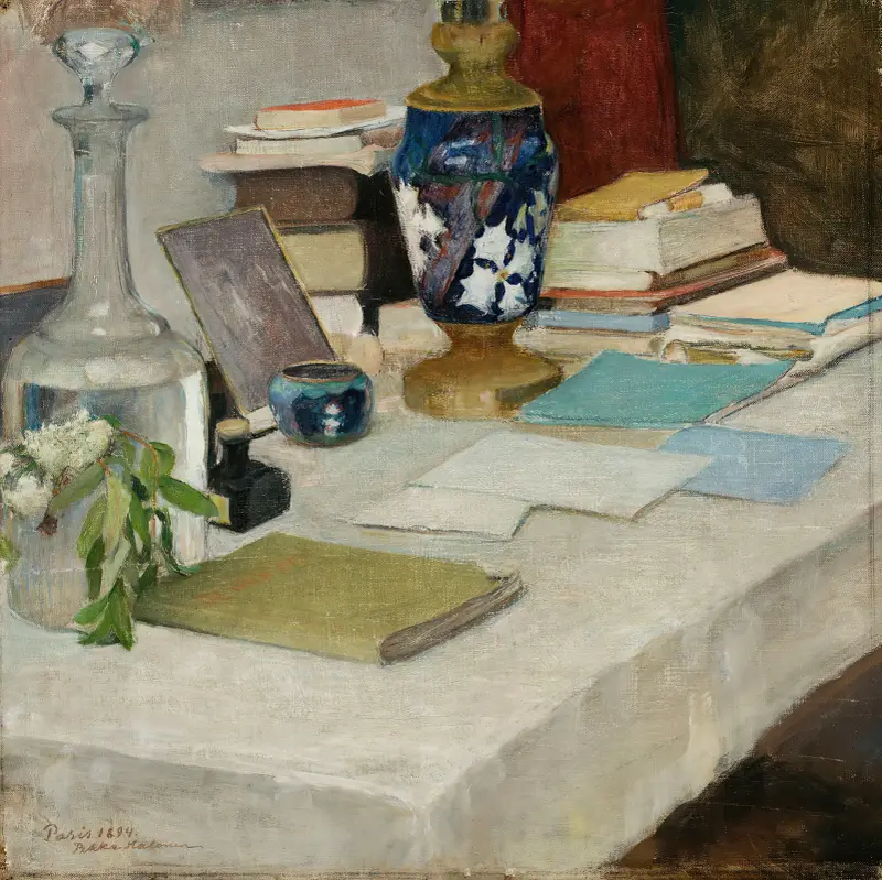 Stillleben, 1894 von Pekka Halonen