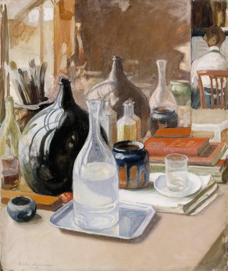 Still Life, 1909 av Pekka Halonen