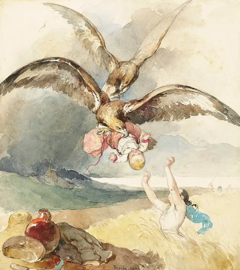 An abduction, Peter Fendi