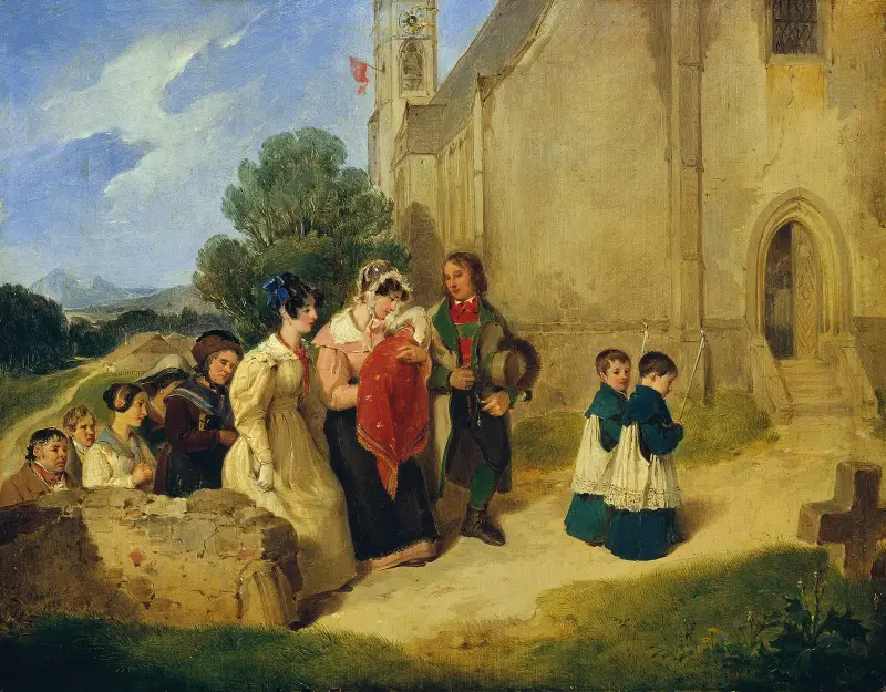 Der Taufgang von Peter Fendi