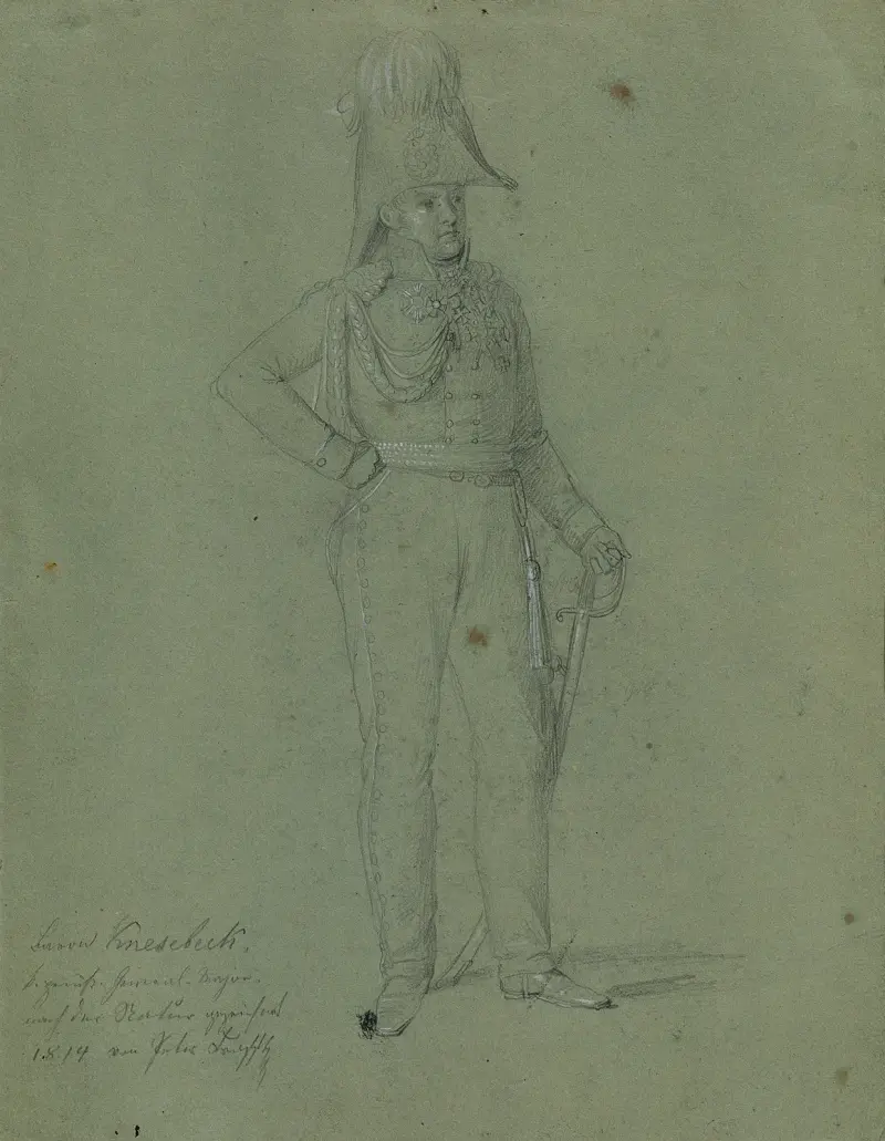 Baron Knesebeck av Johann Peter Krafft