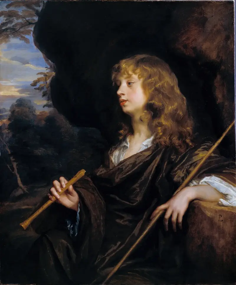 Ein Junge als Hirte von Sir Peter Lely