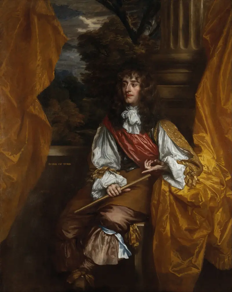 Jakob VII och II, som hertig av York, 1633–1701 av Sir Peter Lely