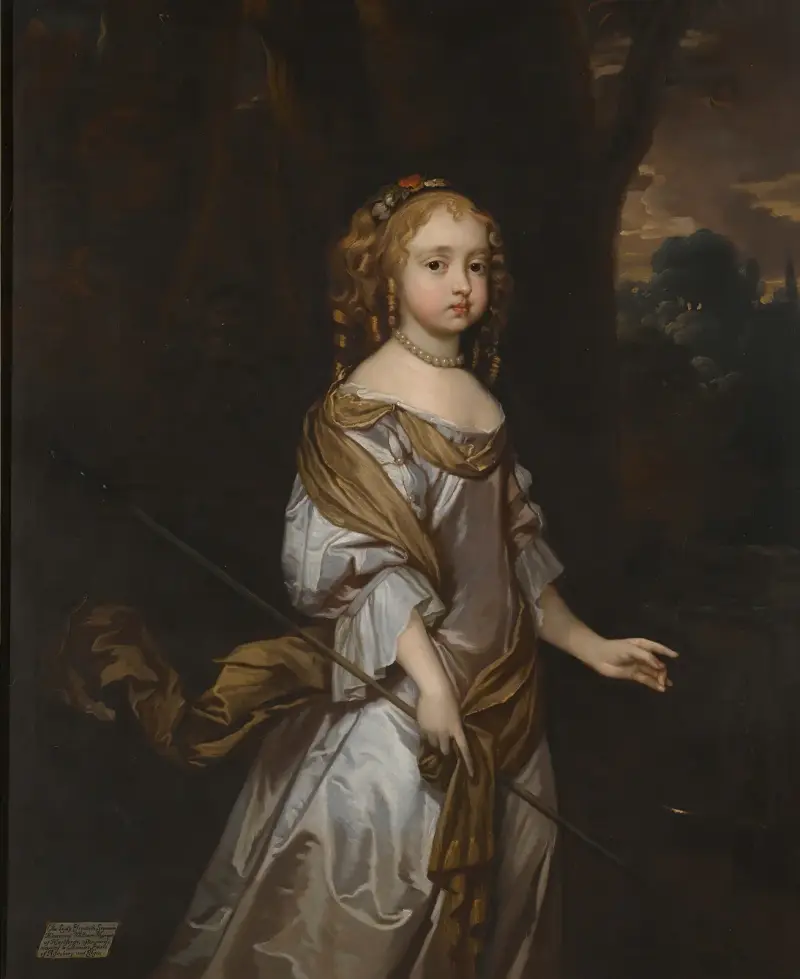 Porträtt av Lady Elizabeth Seymour (d. 1697) som barn av Sir Peter Lely