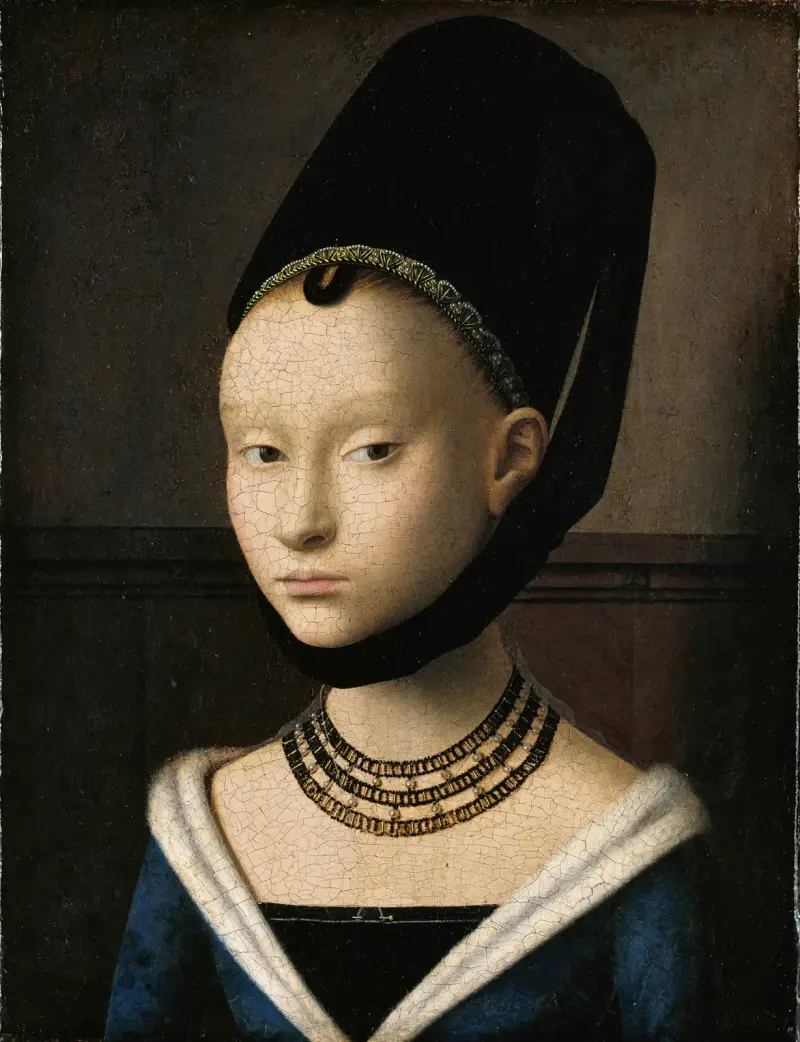 Bildnis einer jungen Frau von Petrus Christus