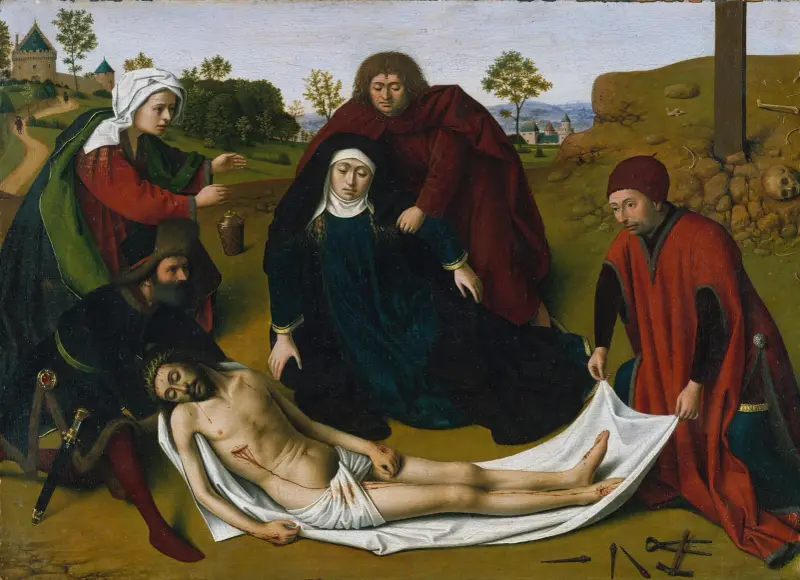 Die Beweinung Christi von Petrus Christus