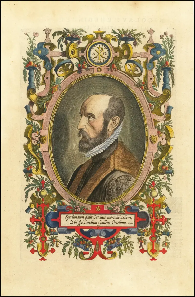 Abraham Ortelius av Philip Galle