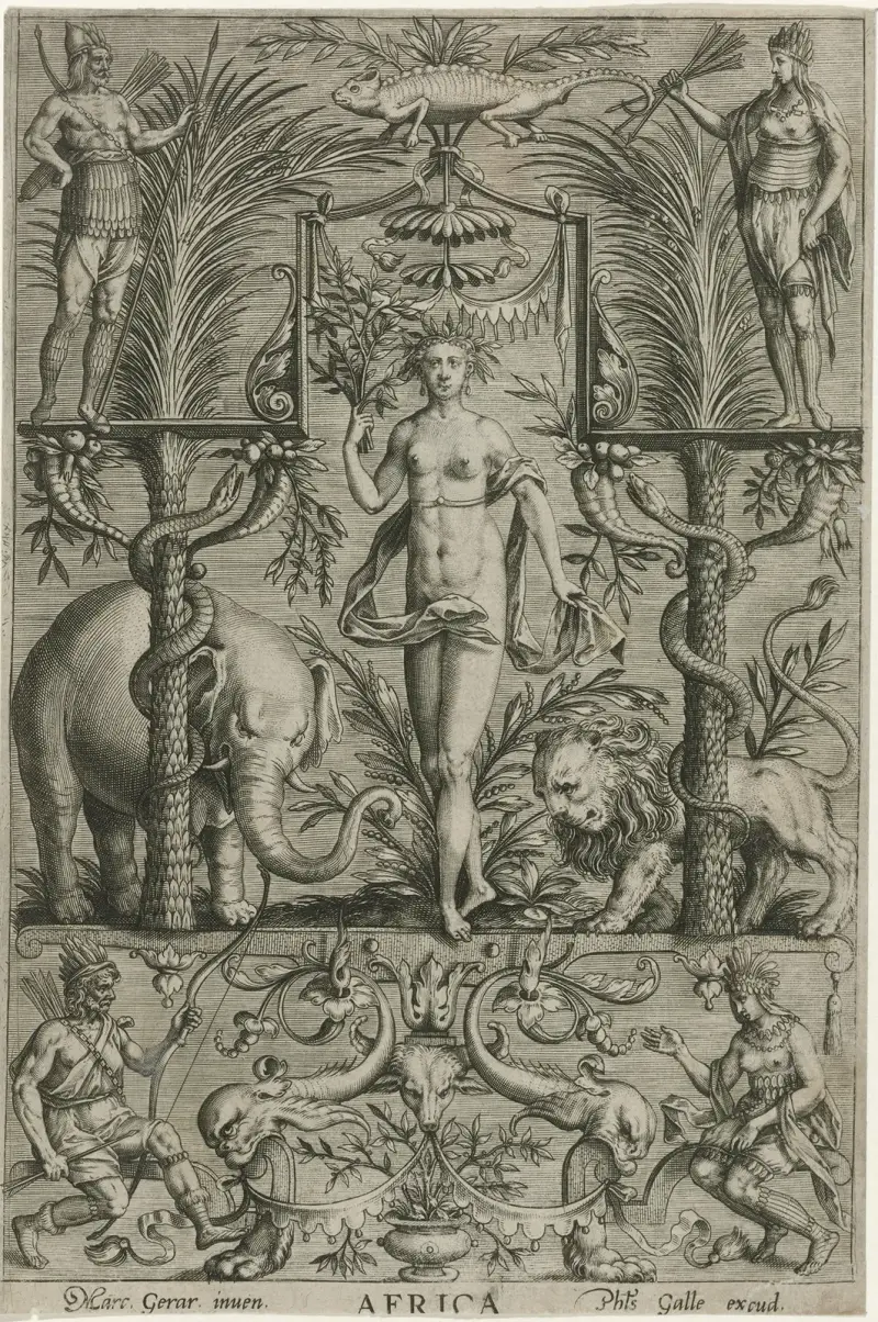 Afryka, Philip Galle
