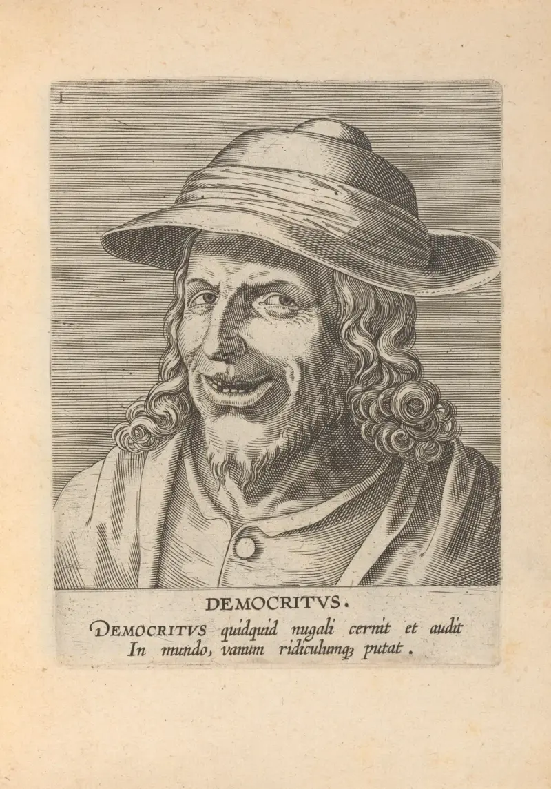 Democritus av Philip Galle