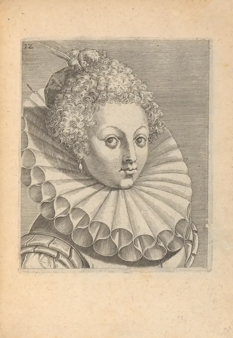Female, Turned to Right, 1590 – nr 1 av Philip Galle
