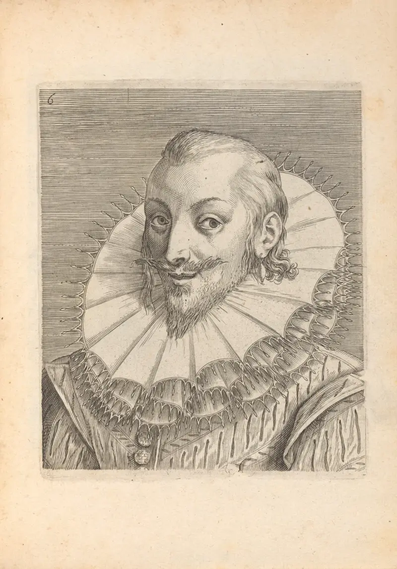 Male, Turned to Left, 1590 – nr 1 av Philip Galle