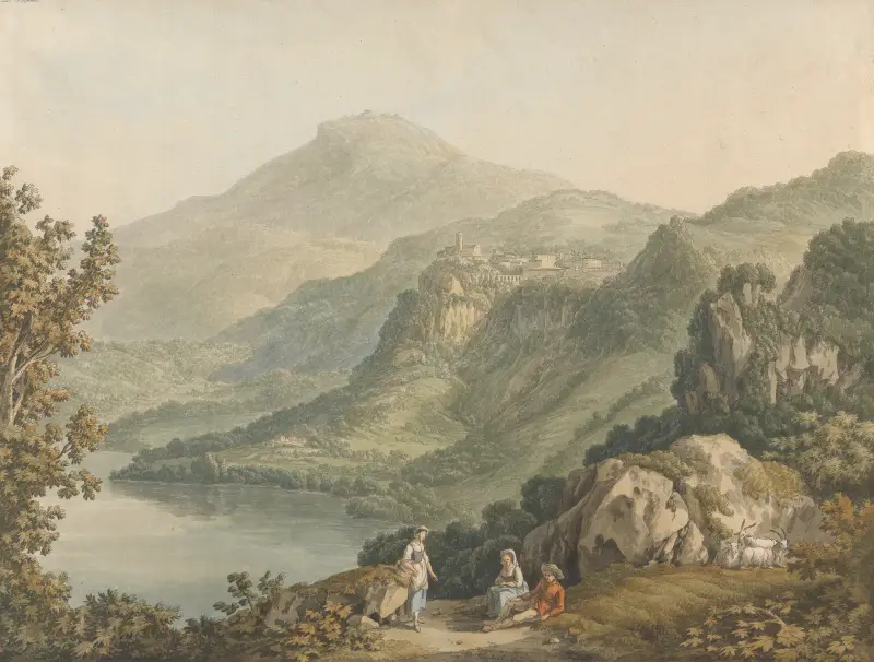 Der Nemisee von Jacob Philipp Hackert
