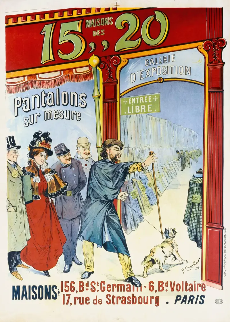 Byxor på beställning, husnummer 15 och 20 av Philippe Chapellier