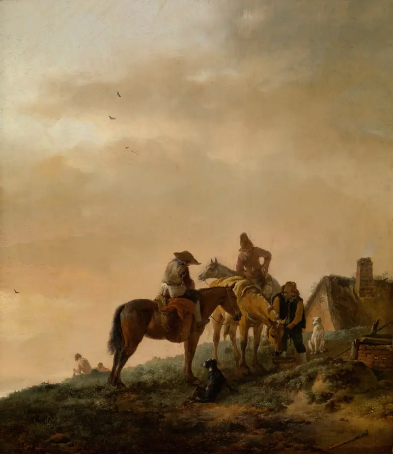 Jezdcova zastávka, Philips Wouwerman