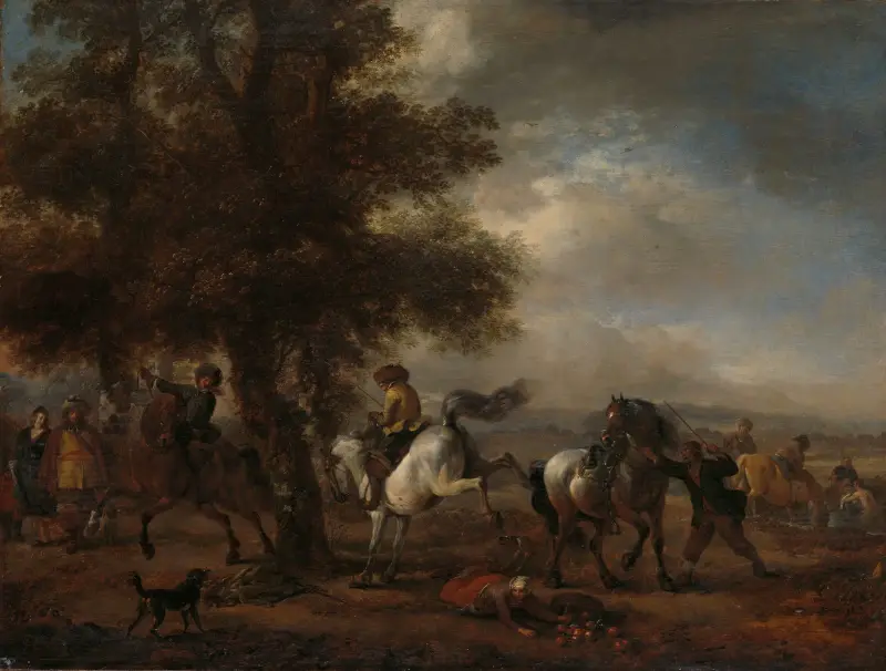 Der sich aufbäumende Schimmel von Philips Wouwerman