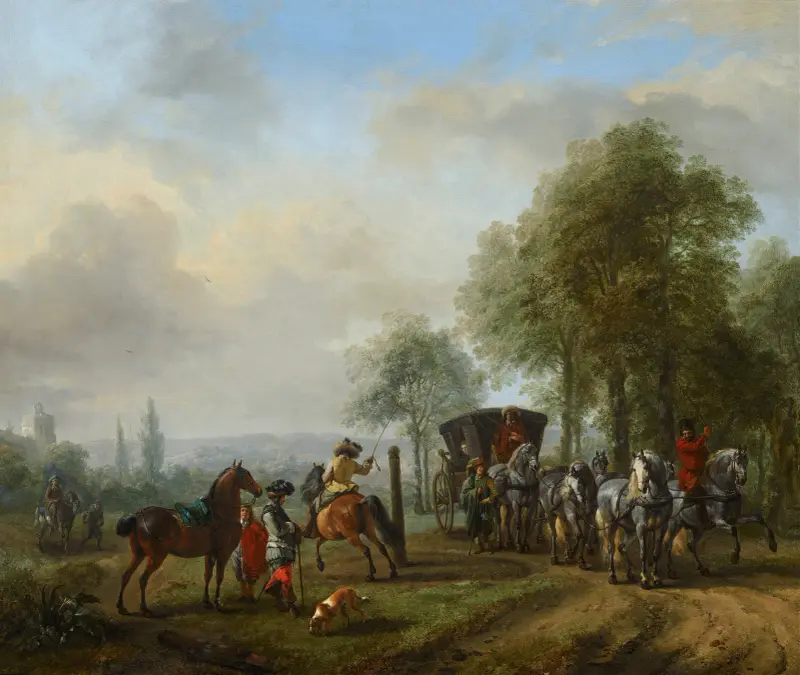 Szkoła jazdy konnej, 1660, Philips Wouwerman