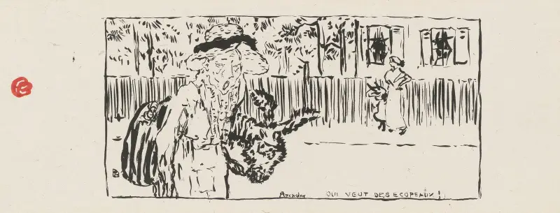 Arcachon som vill ha spån! av Pierre Bonnard